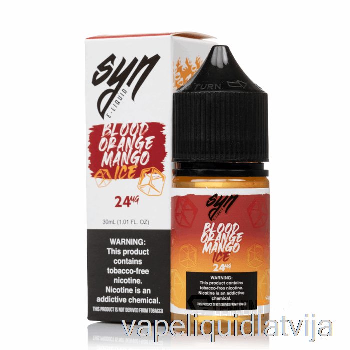 Ledus Asins Apelsīns Mango - Syn Salts - 30ml 24mg Vape šķidrums